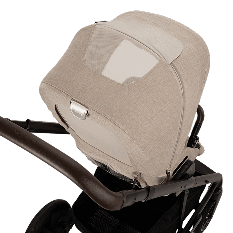 Nuna Mixx™ Next + Mixx™ Next Carry Cot + Arra™ Flex + Base Curv Travel System- Biscotti