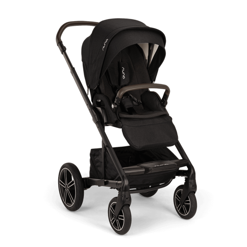 Nuna Mixx™ Next + Mixx™ Next Carry Cot + Arra™ Flex + Base Curv Travel System- Caviar