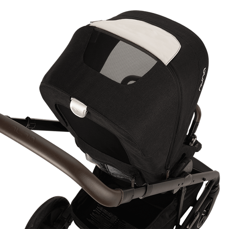 Nuna Mixx™ Next + Mixx™ Next Carry Cot + Arra™ Flex + Base Curv Travel System- Caviar