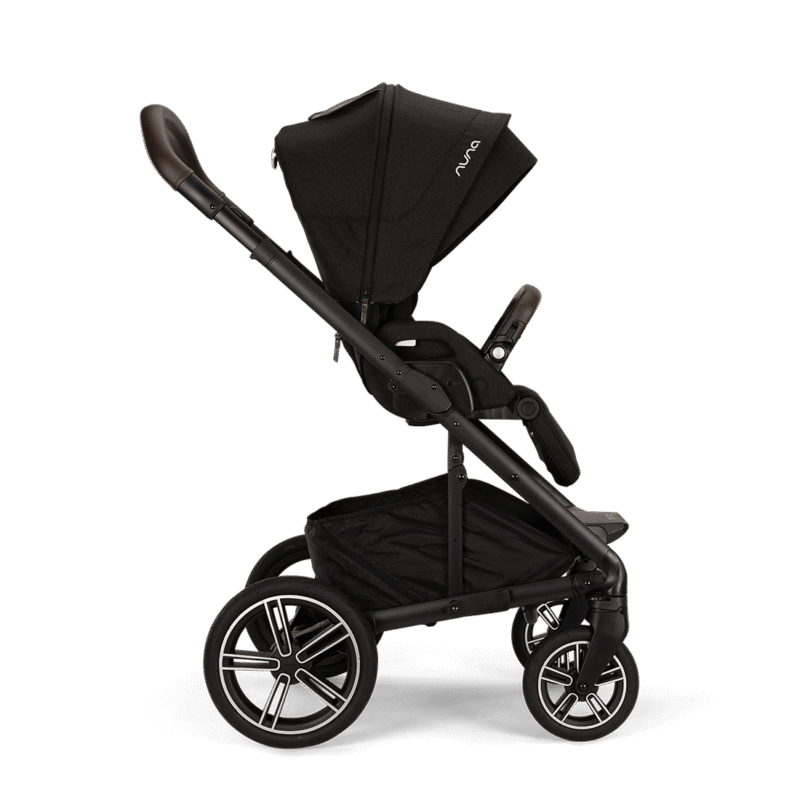 Nuna Mixx™ Next + Mixx™ Next Carry Cot + Arra™ Flex + Base Curv Travel System- Caviar
