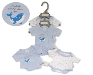 Premature Baby Boys 2 Pcs Bodysuit Set - Cuddle & Hugs (copy)