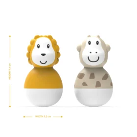 Matchstick Monkey Bathtime Wobblers Lion & Giraffe