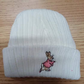 Newborn Taupe Rabbit Beanie Hat (copy)