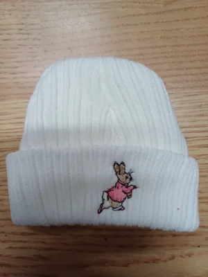 Newborn Taupe Rabbit Beanie Hat (copy)
