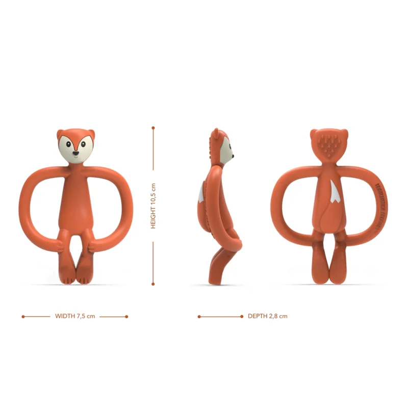 Matchstick Monkey Fudge Fox Teether