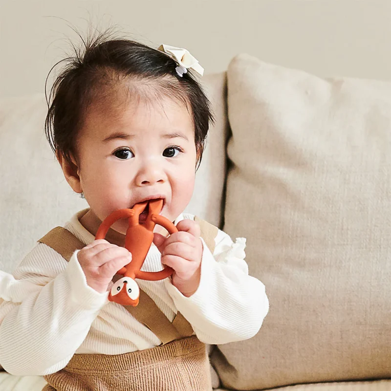 Matchstick Monkey Fudge Fox Teether