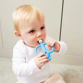 Matchstick Monkey Light Blue Original Teether