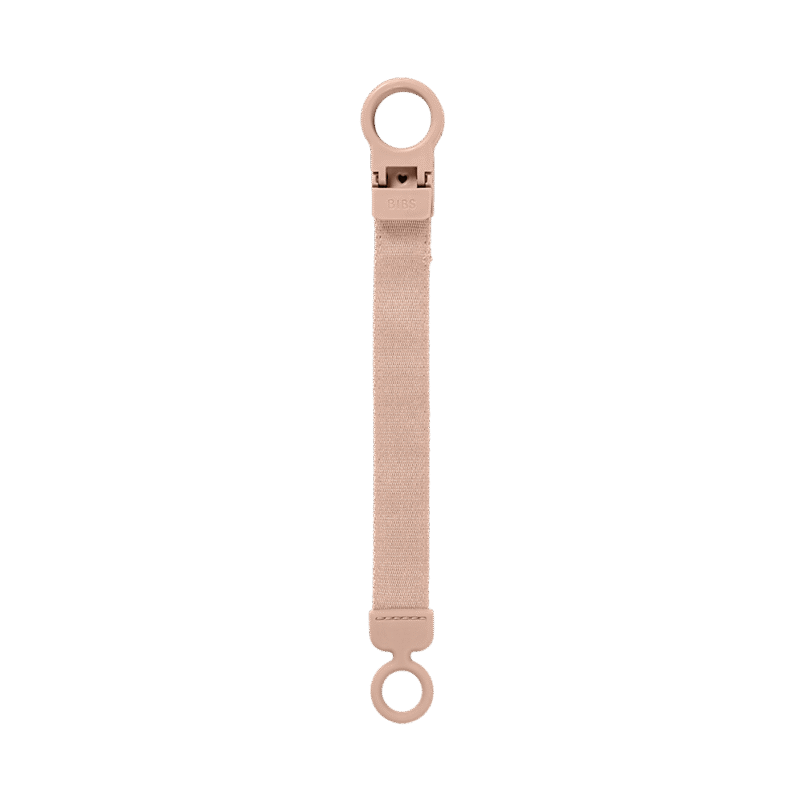 Bibs Pacifier Clip Loop - Blush