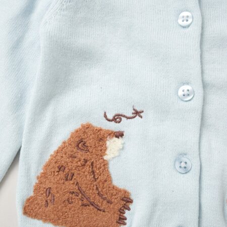 Baby Boys Knitted 2 Piece Outfit- Bear
