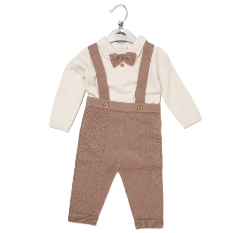 Baby Boys Knitted 2 Piece Outfit- Bear (copy)