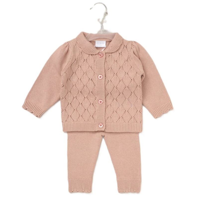 Baby Girls Knitted 2 Piece Outfit