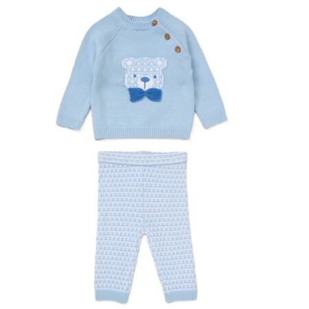 Baby Boys Knitted 2 Piece Boutfit