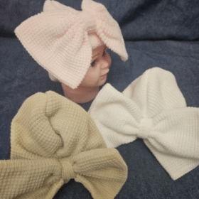 Girls Turbin Hat With Bow