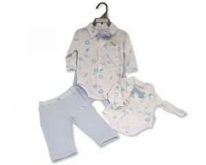 Baby Boys 2pc Set With Bow Tie - Out Of This World