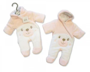 Baby Padded Snowsuit - Teddy - Sky (copy)