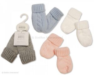 Knitted Baby Mittens