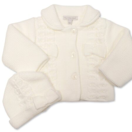 Knitted Pram Coat And Hat