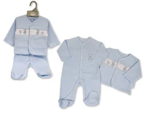 Baby Velour 2 Pcs Set With Smocking - Hug Me (copy)