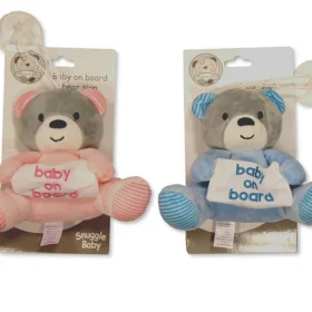 Baby On Board Sign With Soft Toy (15cm)