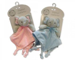 Elephant Baby Comforter - Blue/grey (copy)