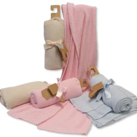 Baby Bamboo Wrap Rolled (75x100cm)- Taupe