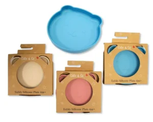 Baby Silicone Plate - Teddy