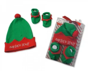 Baby Hat And Socks Gift Set - My First Christmas (copy)