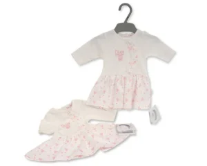 Premature Baby Girls All In One With Bows - Hold Me (copy)