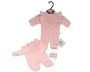 Premature Baby Boys Velour All In One - I Love Mummy (copy)