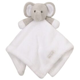 Baby Novelty Elephant Comforter-White