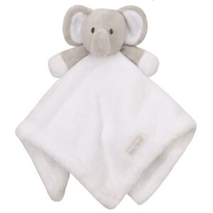 Baby Novelty Elephant Comforter-White