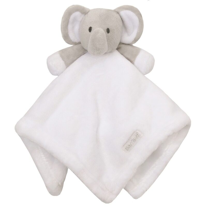 Baby Novelty Elephant Comforter-White
