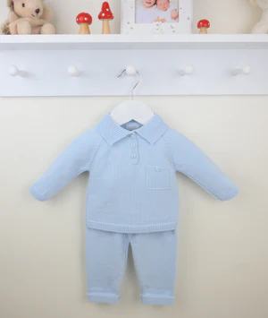 Pex Louis Trouser Suit- Blue