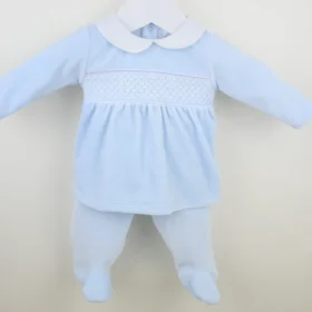 Pex White/blue Albert 2pc Suit