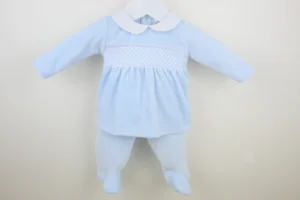 Pex White/blue Albert 2pc Suit