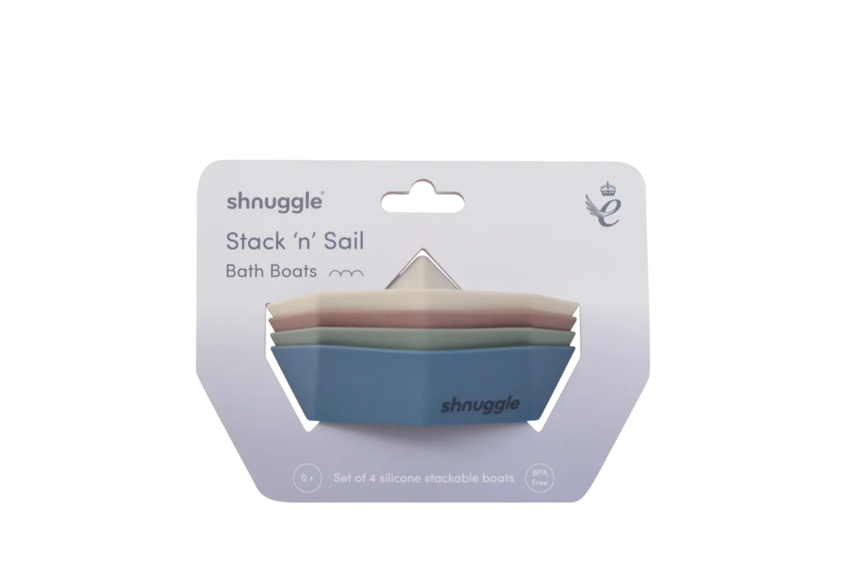 Shnuggle Stack And Sail Bath Boat Toys