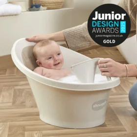 Shnuggle Eco Baby Bath | Recycled Materials | Built In Newborn Support And Soft Backrest