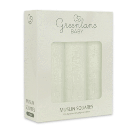 Greenlane Baby 3 Pack Bamboo/organic Cotton Muslin Squares 70x70cm –  Marshmallow