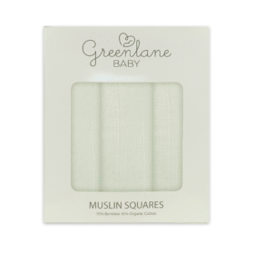 Greenlane Baby 3 Pack Bamboo/organic Cotton Muslin Squares 70x70cm – Marshmallow