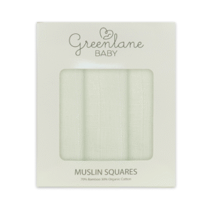 Greenlane Baby 3 Pack Bamboo/organic Cotton Muslin Squares 70x70cm –  Marshmallow