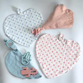 Muslinz Mini Muzi Muslin Cloth – 30x30cm- Pale Pink (copy)