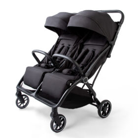 Red Kite Push Me Duet Twin Pushchair Black