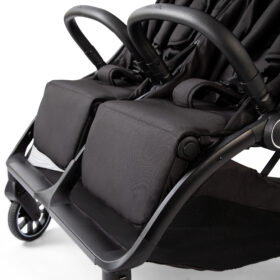 Red Kite Push Me Duet Twin Pushchair Black