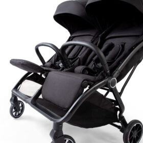 Red Kite Push Me Duet Twin Pushchair Black