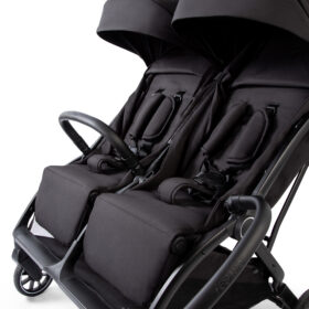 Red Kite Push Me Duet Twin Pushchair Black