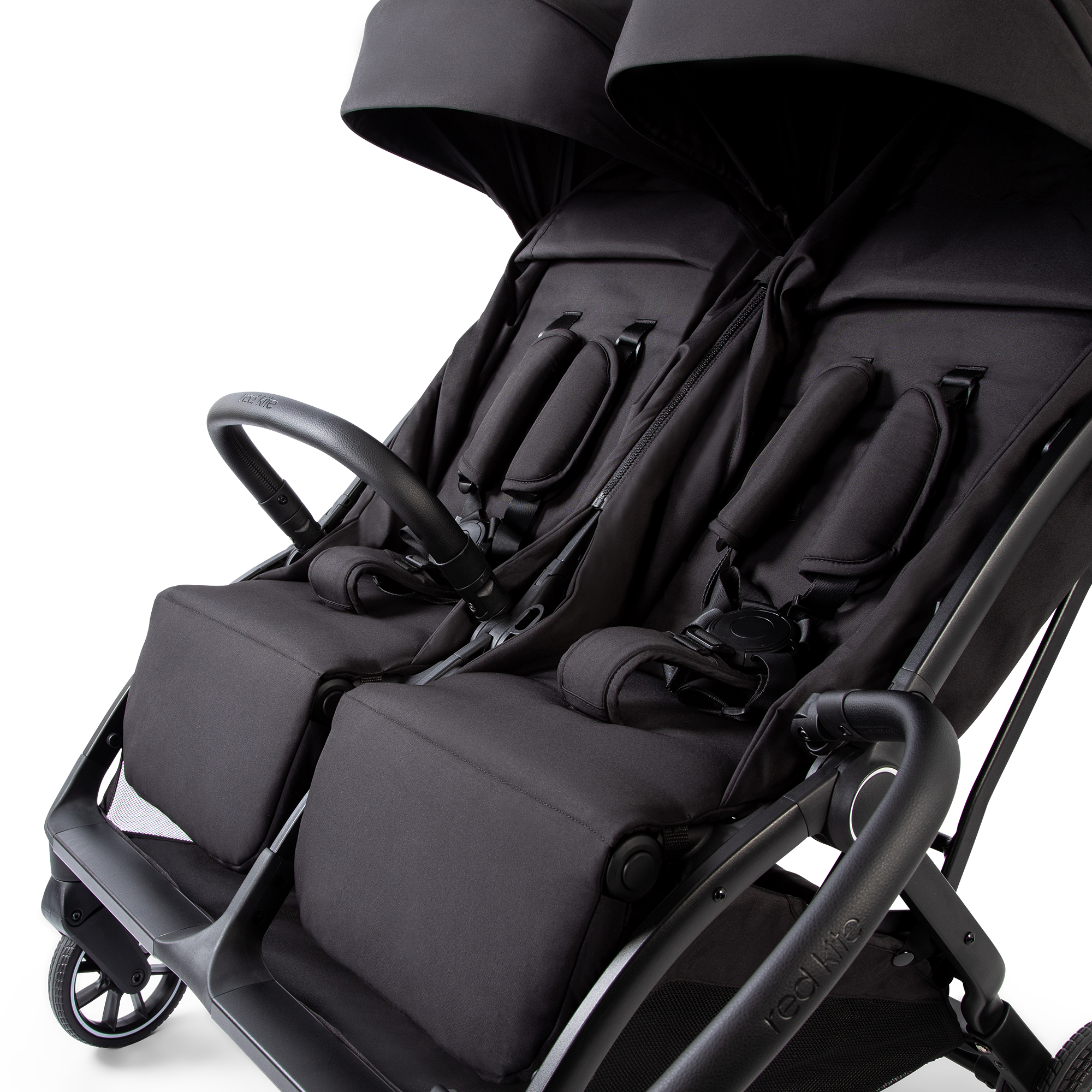 Red Kite Push Me Duet Twin Pushchair Black Red Kite Push Me Duet Twin Pushchair Black