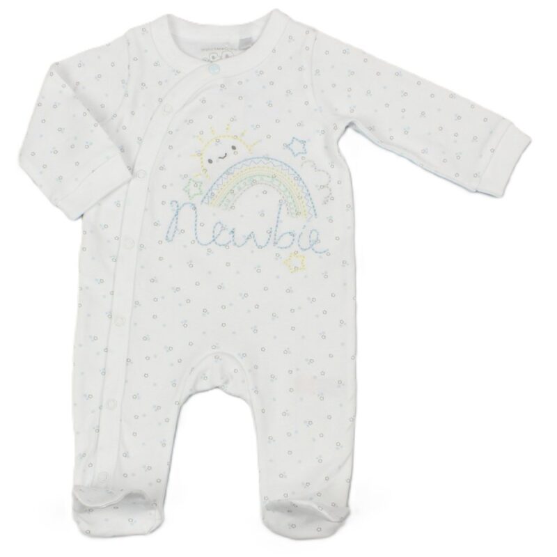 Baby " Newbie" Cotton Sleepsuit