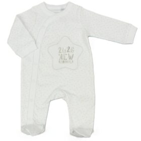 Baby " Born In 2026" Cotton Sleepsuit (nb-3 Months)
