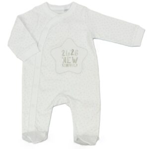 Baby " Born In 2026" Cotton Sleepsuit (nb-3 Months)