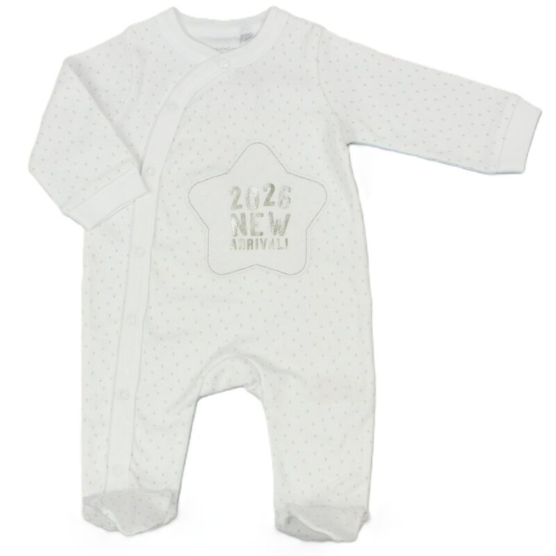 Baby " Born In 2026" Cotton Sleepsuit (nb-3 Months)